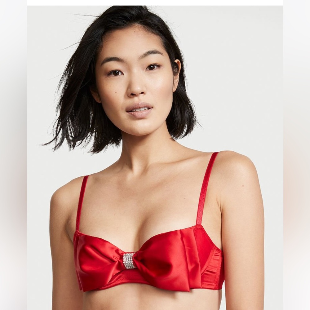 Victoria's Secret Dream Angels Unlined Bow Balconette Bra